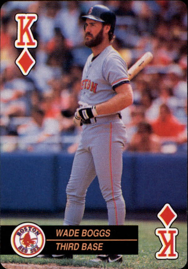 1992 U.S. Playing Cards All-Stars #13D Wade Boggs
