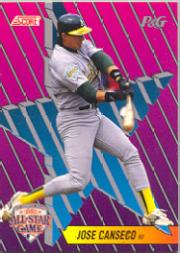 1992 Score Procter and Gamble #8 Jose Canseco