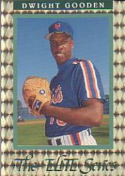 Dwight Gooden autographed baseball card (New York Mets Doc) 1992