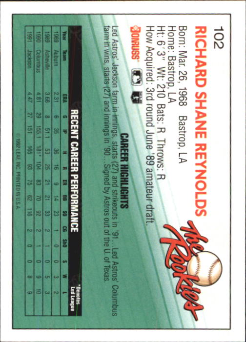 A3296- 1992 Donruss Rookies Baseball Card #s 1-132 -You Pick- 15+ FREE US SHIP - Picture 145 of 183