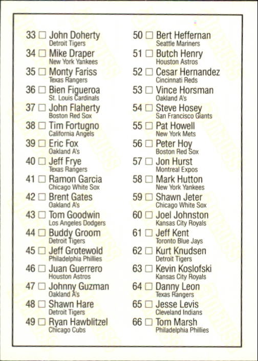 A3296- 1992 Donruss Rookies Baseball Card #s 1-132 -You Pick- 15+ FREE US SHIP - Picture 180 of 183