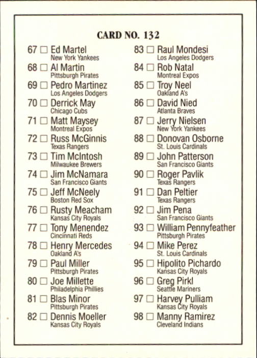 A3296- 1992 Donruss Rookies Baseball Card #s 1-132 -You Pick- 15+ FREE US SHIP - Picture 183 of 183