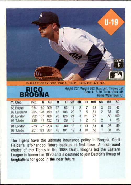 Sports Card Back