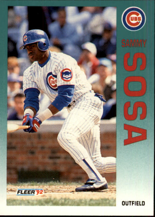 1990 Fleer #548 Sammy Sosa Value - Baseball