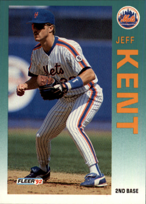 1992 Fleer Update #104 Jeff Kent RC