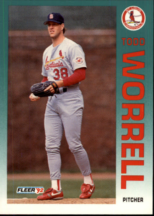 1992 Fleer Update #121 Todd Worrell