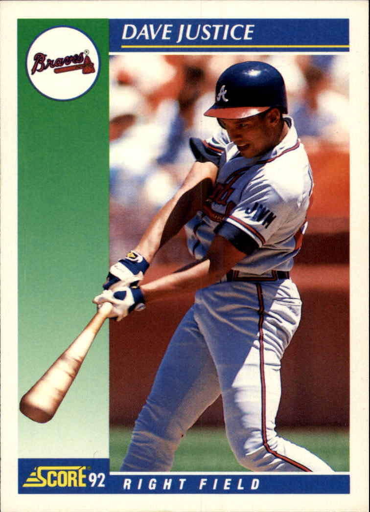 1992 Score #4 Dave Justice