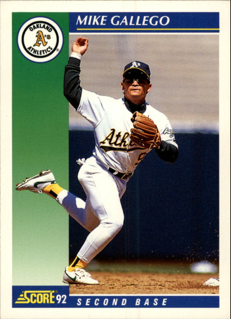 1992 Score #43 Mike Gallego