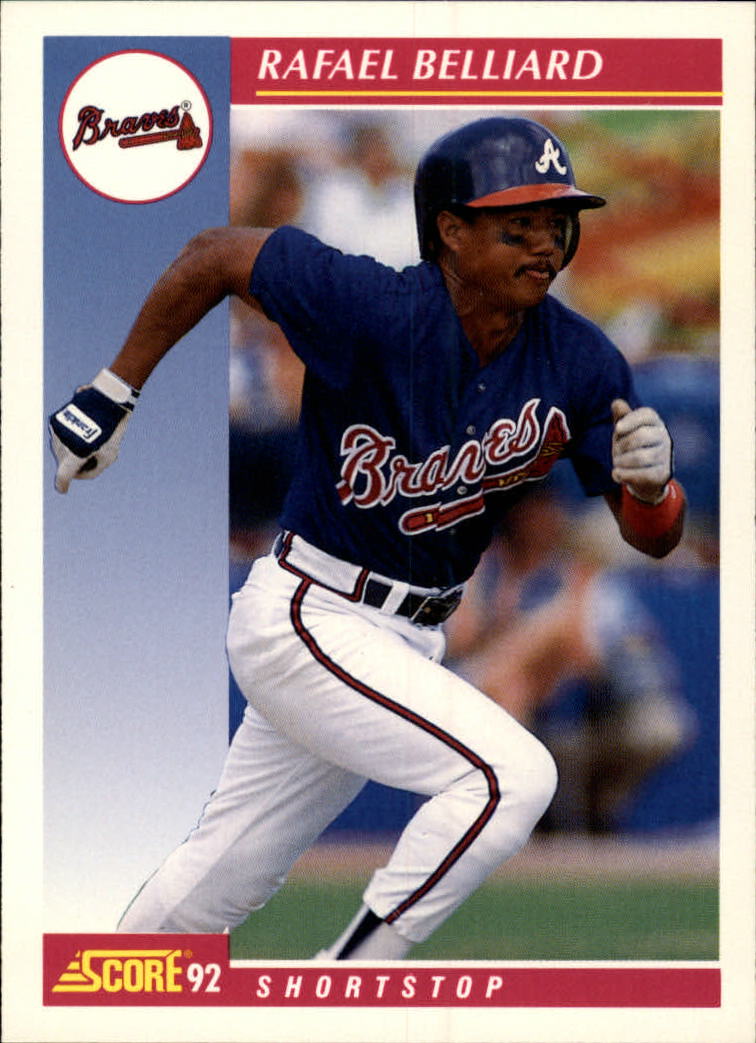  1992 Score #386 Mark Lemke Atlanta Braves Baseball MLB