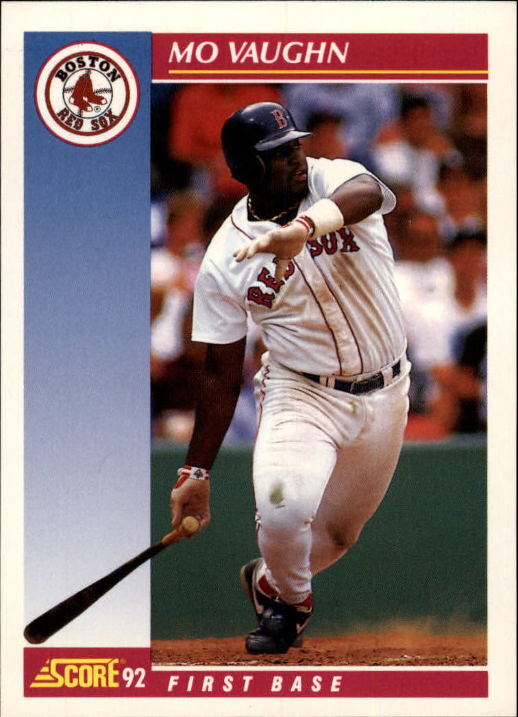  1990 Score Baseball #675 Mo Vaughn Rookie Card