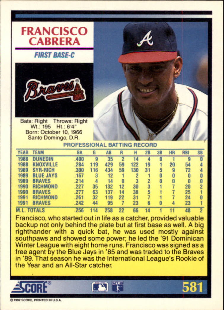 Sports Card Back
