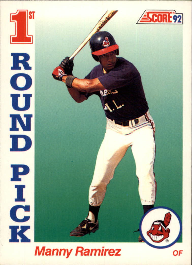 1992 Manny Ramirez Topps Rookie Baseball Card