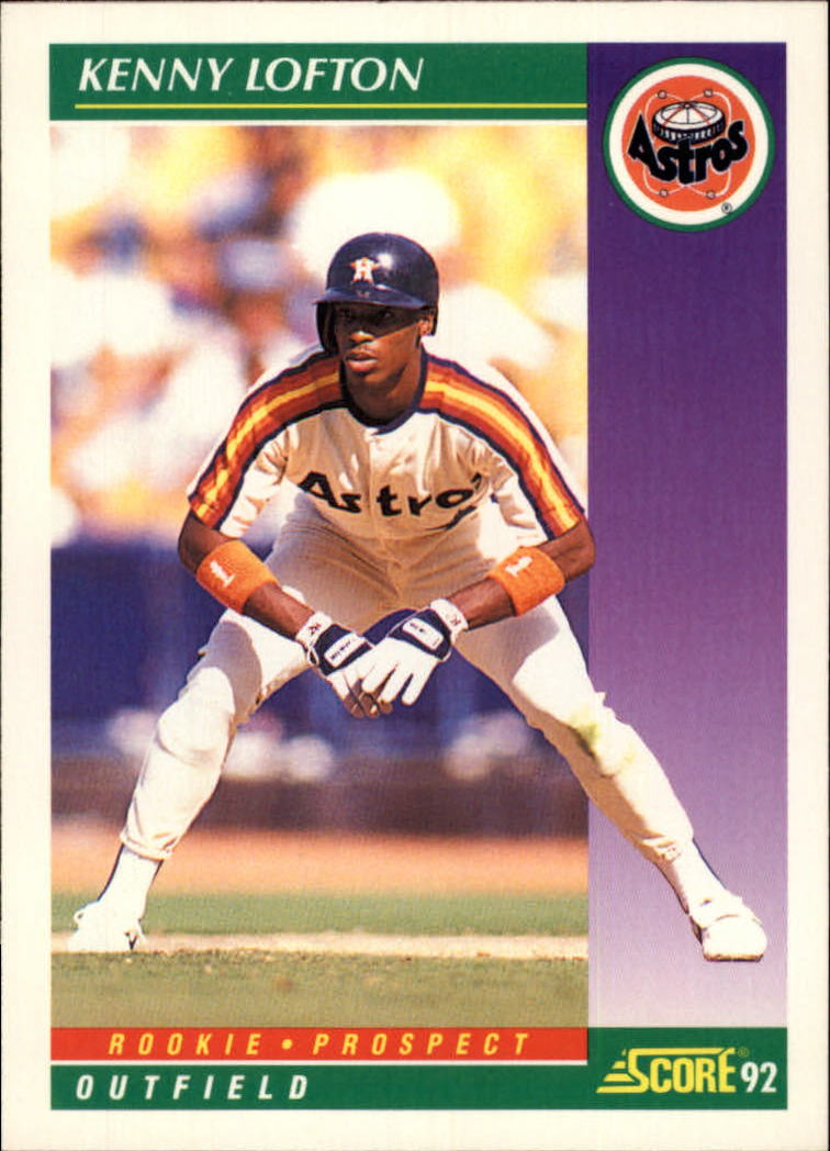 Kenny Lofton baseball card rookie (Cleveland Indians) 1992 Pinnacle #582
