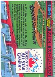 1992 Stadium Club Dome #124 Mike Morgan back image