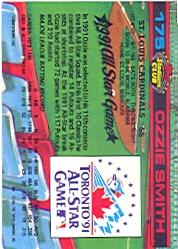 1992 Stadium Club Dome #175 Ozzie Smith back image