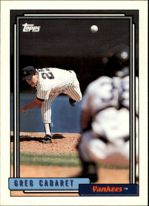 1992 Topps #18 Greg Cadaret