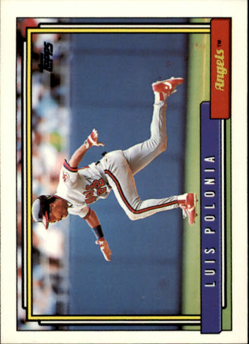 1992 Topps #37 Luis Polonia