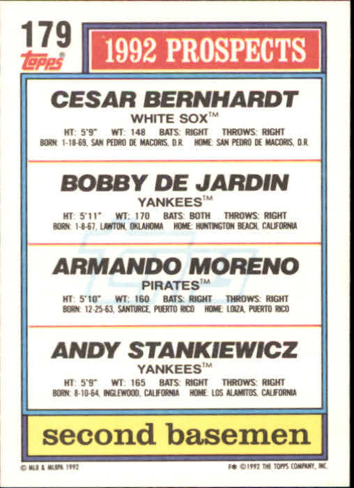 Sports Card Back
