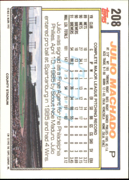 Sports Card Back