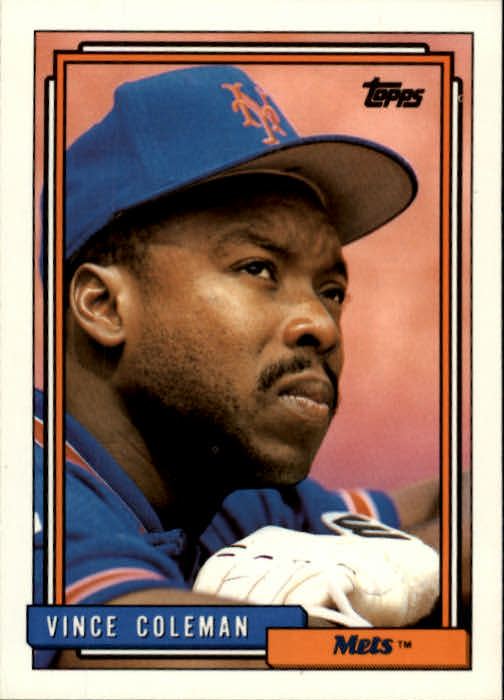 1992 Topps #500 Vince Coleman