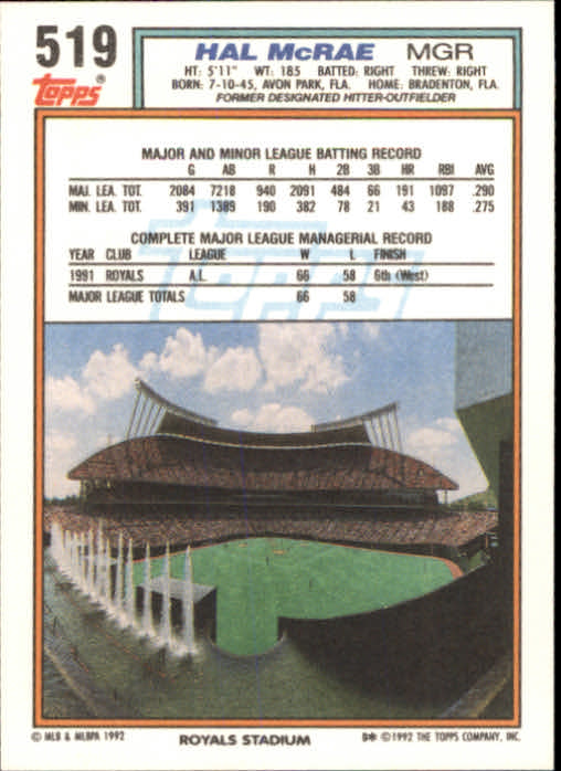 Sports Card Back