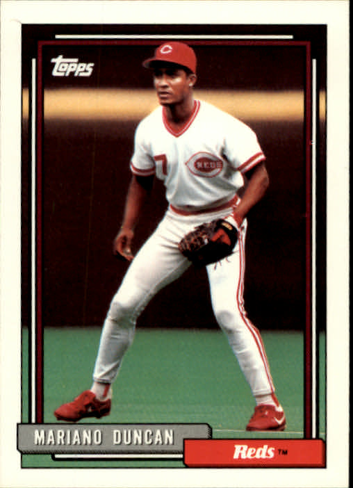 1992 Topps #589 Mariano Duncan