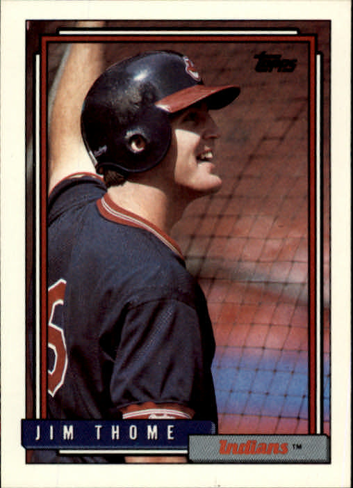 Jim Thome Canton-Akron Indians Baseball Cards
