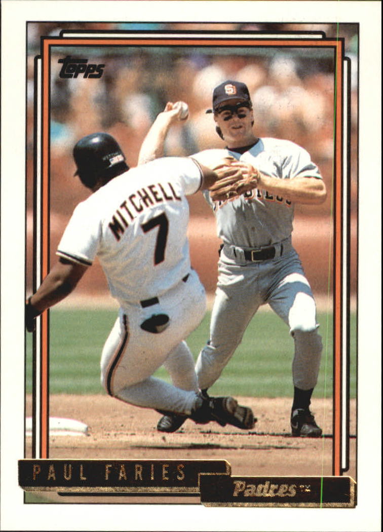 B0600- 1992 Topps Gold Baseball Card #s 1-250 -You Pick- 15+ FREE US SHIP - Picture 302 of 473