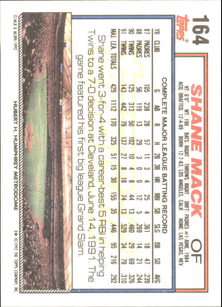 B0600- 1992 Topps Gold Baseball Card #s 1-250 -You Pick- 15+ FREE US SHIP - Picture 307 of 473