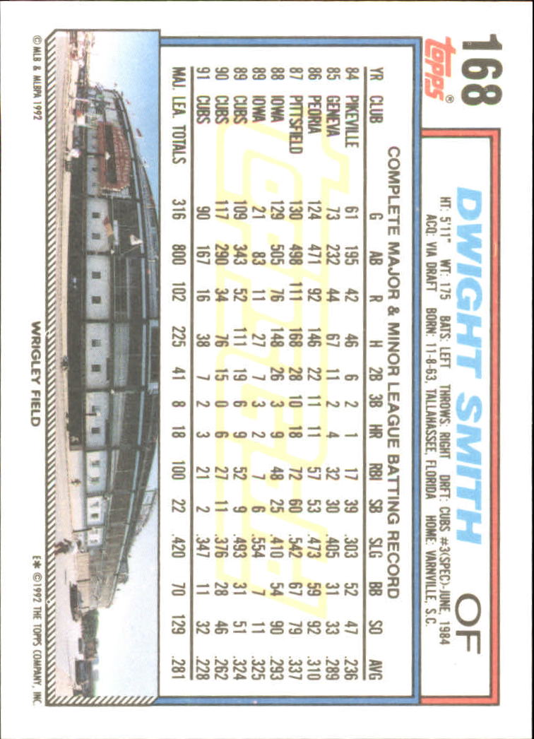 B0600- 1992 Topps Gold Baseball Card #s 1-250 -You Pick- 15+ FREE US SHIP - Picture 315 of 473