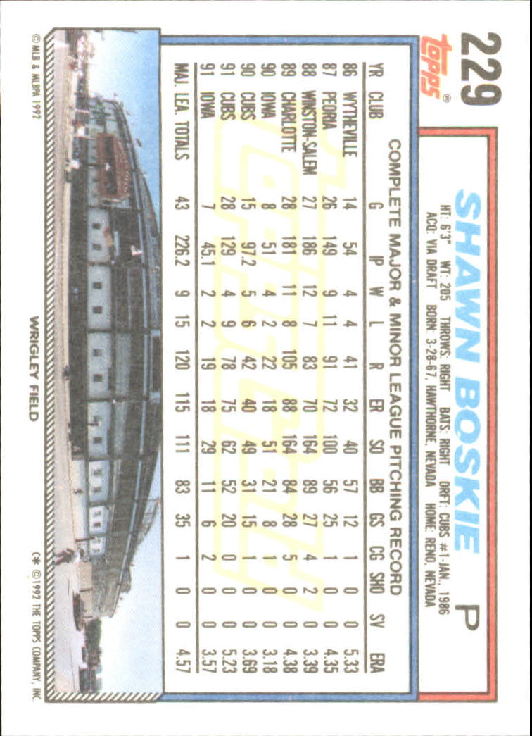 Sports Card Back