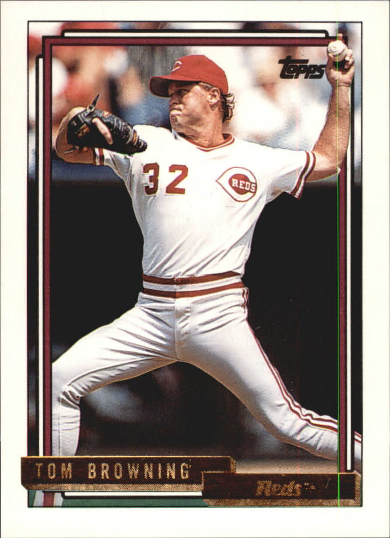 1992 Topps Gold #339 Tom Browning