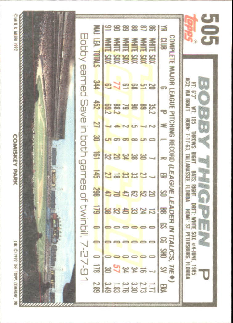 B0600 - 1992 Topps Gold Baseballkarte #S 501-750 -Sie wählen aus - 15+ KOSTENLOSER US-VERSAND - Bild 11 von 487
