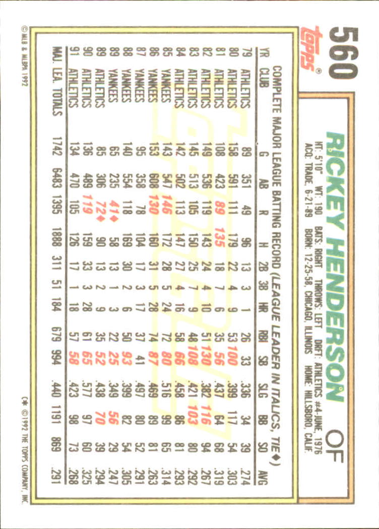 B0600 - 1992 Topps Gold Baseballkarte #S 501-750 -Sie wählen aus - 15+ KOSTENLOSER US-VERSAND - Bild 115 von 487