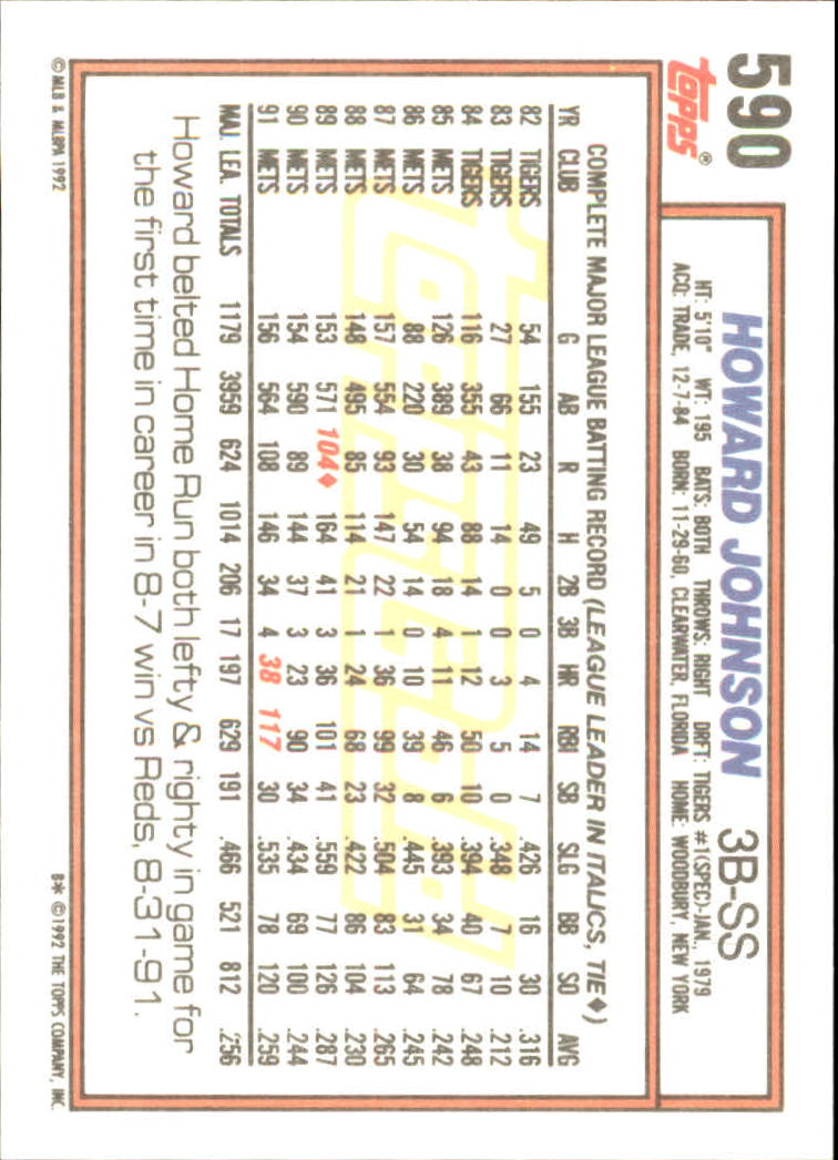 B0600 - 1992 Topps Gold Baseballkarte #S 501-750 -Sie wählen aus - 15+ KOSTENLOSER US-VERSAND - Bild 173 von 487