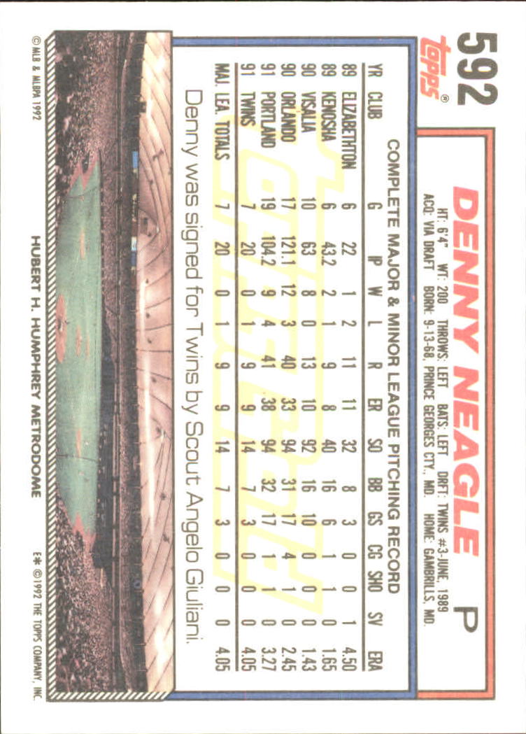 B0600 - 1992 Topps Gold Baseballkarte #S 501-750 -Sie wählen aus - 15+ KOSTENLOSER US-VERSAND - Bild 175 von 487