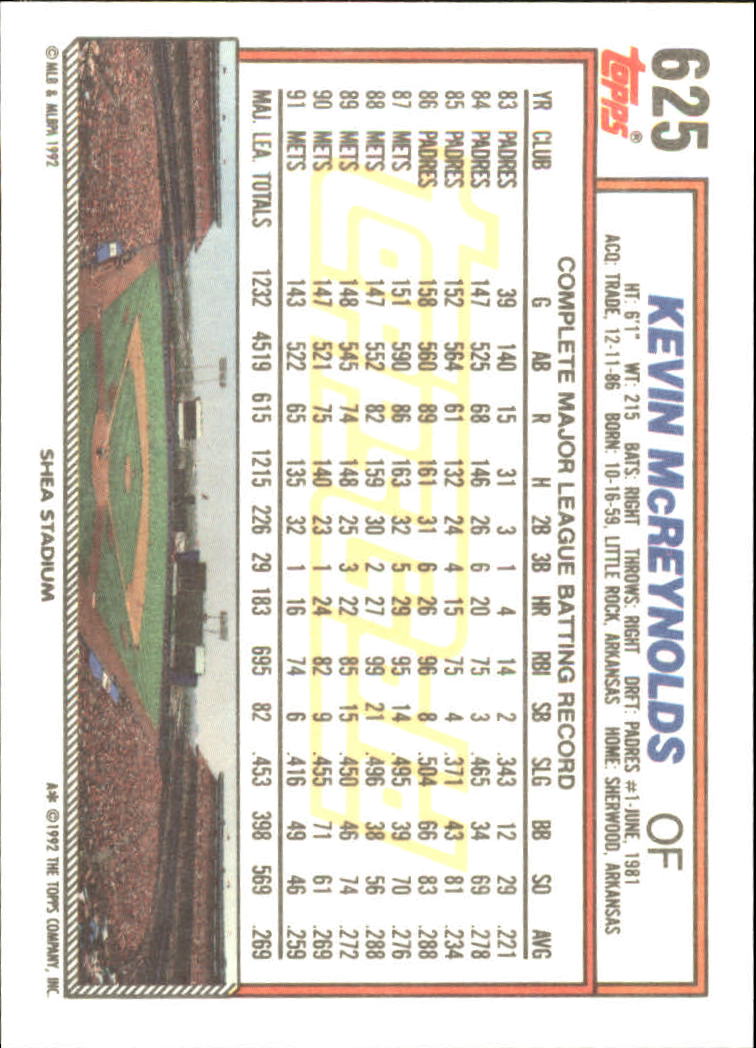 B0600 - 1992 Topps Gold Baseballkarte #S 501-750 -Sie wählen aus - 15+ KOSTENLOSER US-VERSAND - Bild 239 von 487