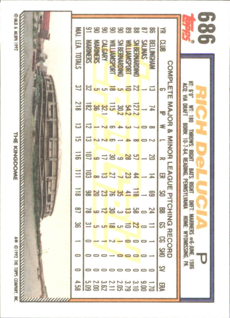B0600 - 1992 Topps Gold Baseballkarte #S 501-750 -Sie wählen aus - 15+ KOSTENLOSER US-VERSAND - Bild 359 von 487