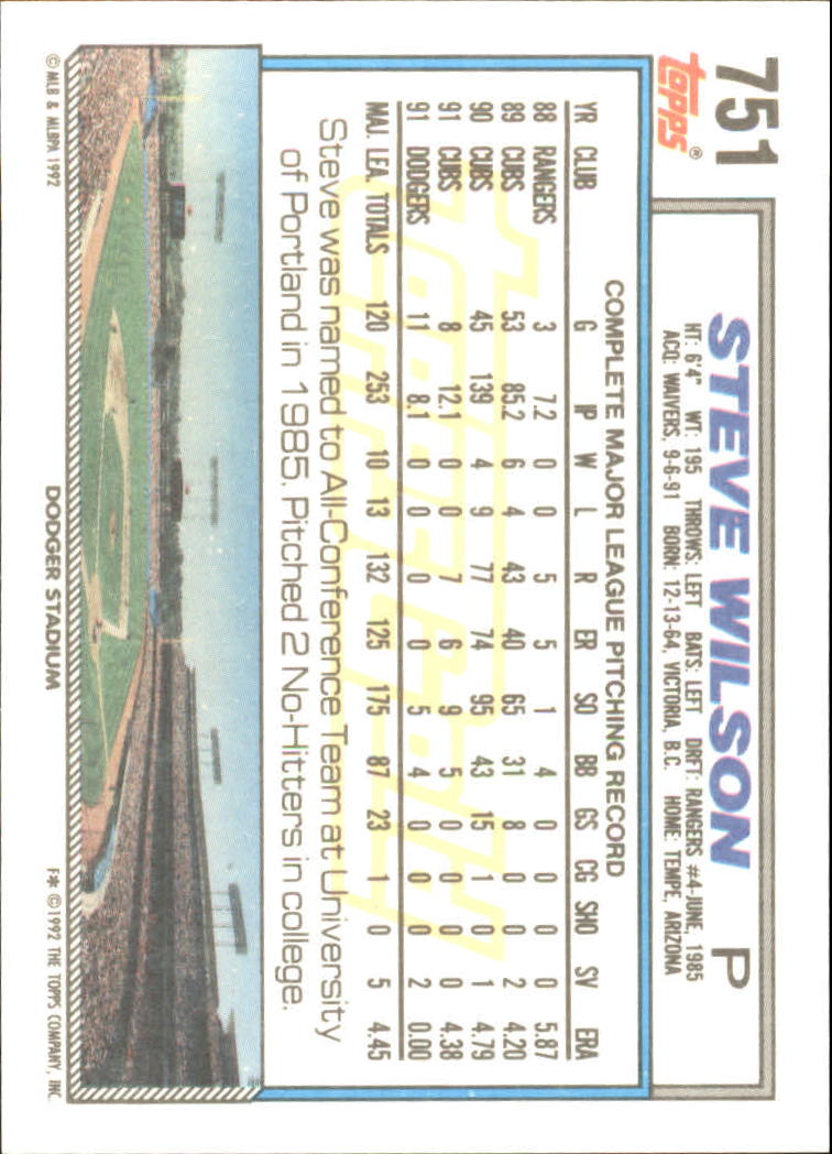 B0600 - 1992 Topps Gold Baseballkarte #S 751-793 -Sie wählen aus - 15+ KOSTENLOSER US-VERSAND - Bild 3 von 86