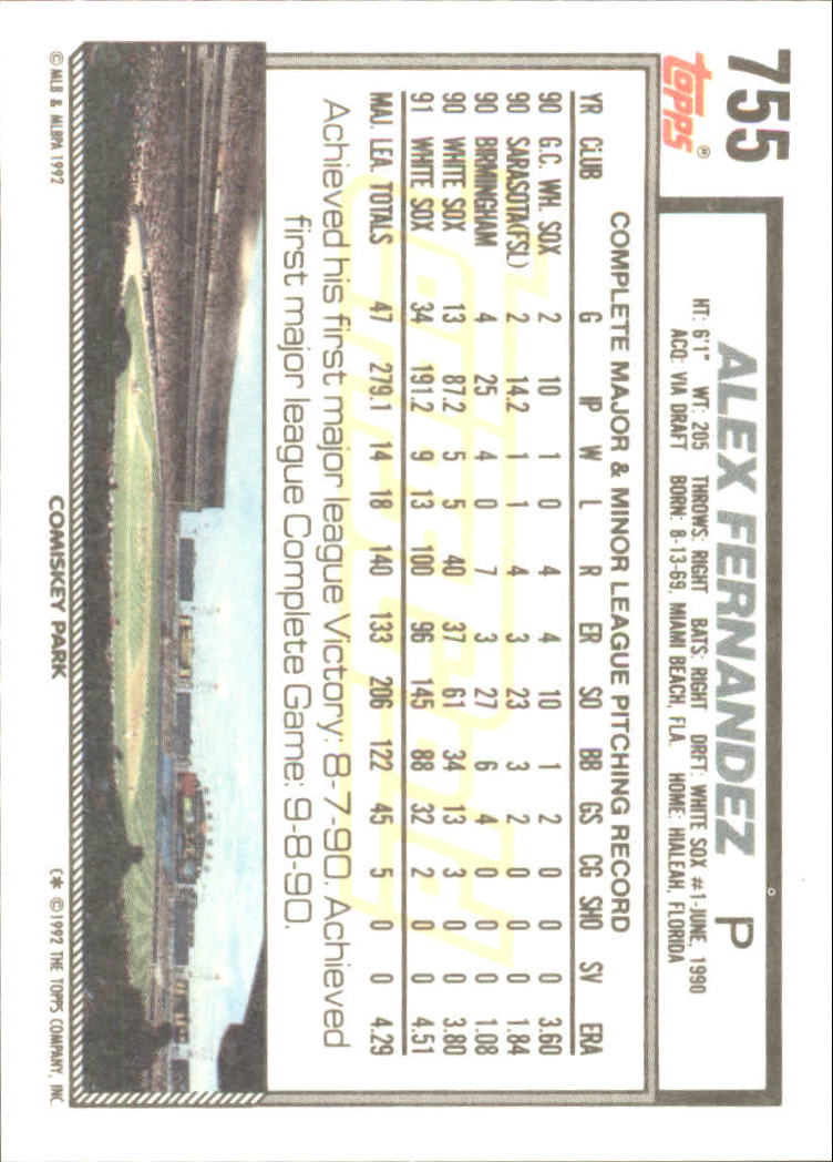 B0600 - 1992 Topps Gold Baseballkarte #S 751-793 -Sie wählen aus - 15+ KOSTENLOSER US-VERSAND - Bild 11 von 86