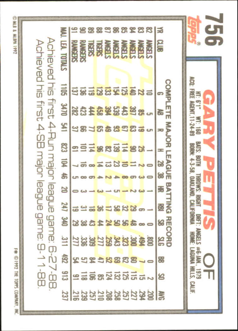 B0600 - 1992 Topps Gold Baseballkarte #S 751-793 -Sie wählen aus - 15+ KOSTENLOSER US-VERSAND - Bild 13 von 86