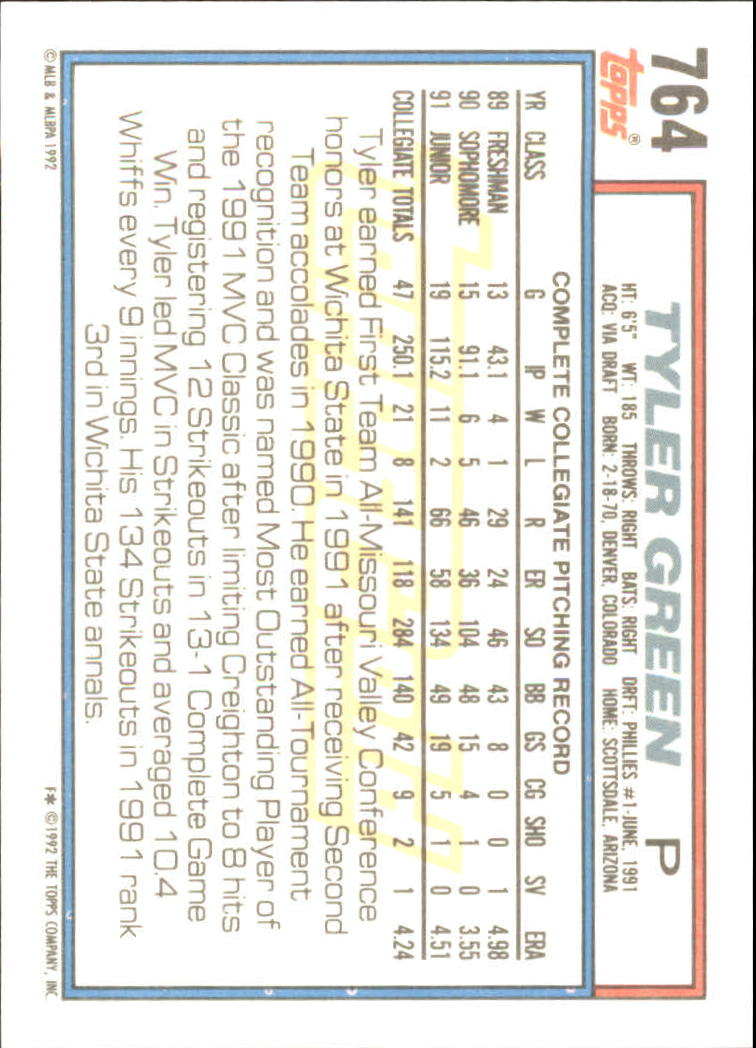 B0600 - 1992 Topps Gold Baseballkarte #S 751-793 -Sie wählen aus - 15+ KOSTENLOSER US-VERSAND - Bild 29 von 86