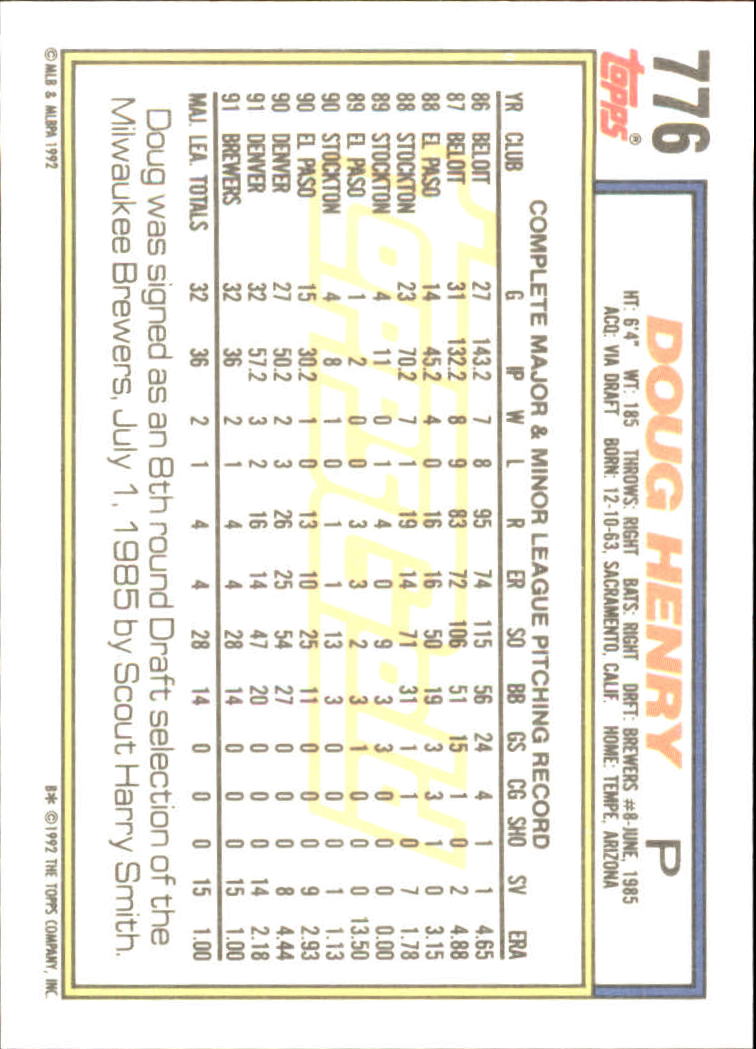 B0600 - 1992 Topps Gold Baseballkarte #S 751-793 -Sie wählen aus - 15+ KOSTENLOSER US-VERSAND - Bild 53 von 86
