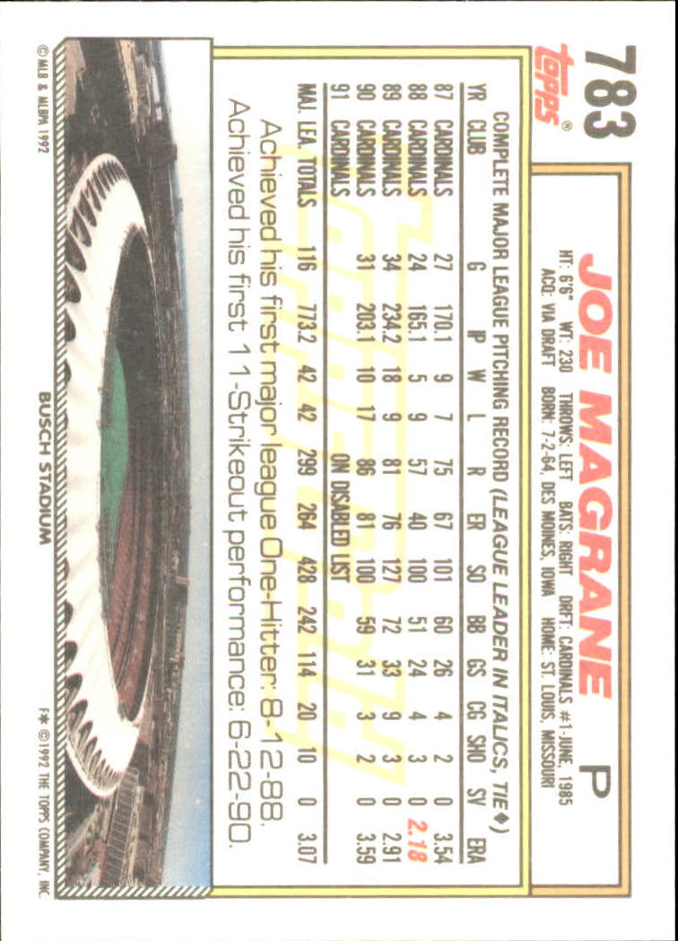B0600 - 1992 Topps Gold Baseballkarte #S 751-793 -Sie wählen aus - 15+ KOSTENLOSER US-VERSAND - Bild 67 von 86