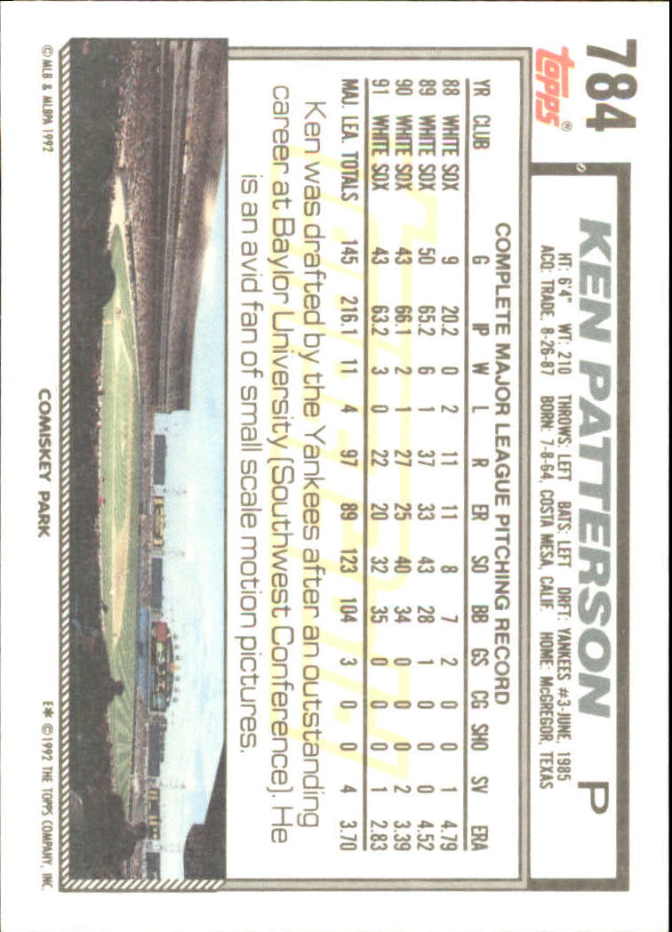 B0600 - 1992 Topps Gold Baseballkarte #S 751-793 -Sie wählen aus - 15+ KOSTENLOSER US-VERSAND - Bild 69 von 86