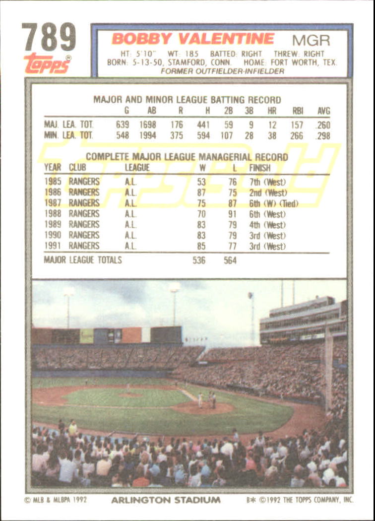 B0600 - 1992 Topps Gold Baseballkarte #S 751-793 -Sie wählen aus - 15+ KOSTENLOSER US-VERSAND - Bild 79 von 86