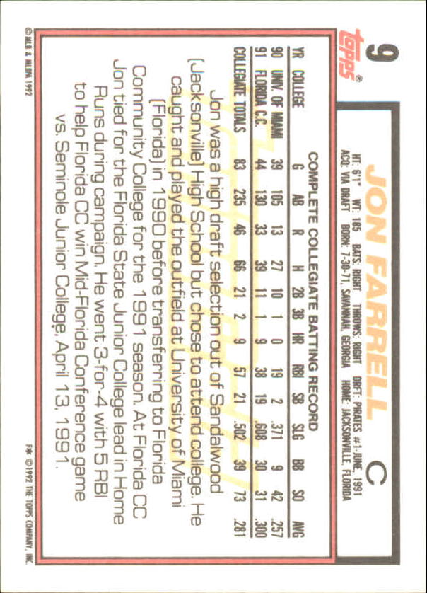 1992 Topps Baseball Gold Winners (#1-275) Singles - You Choose - Bild 15 von 496