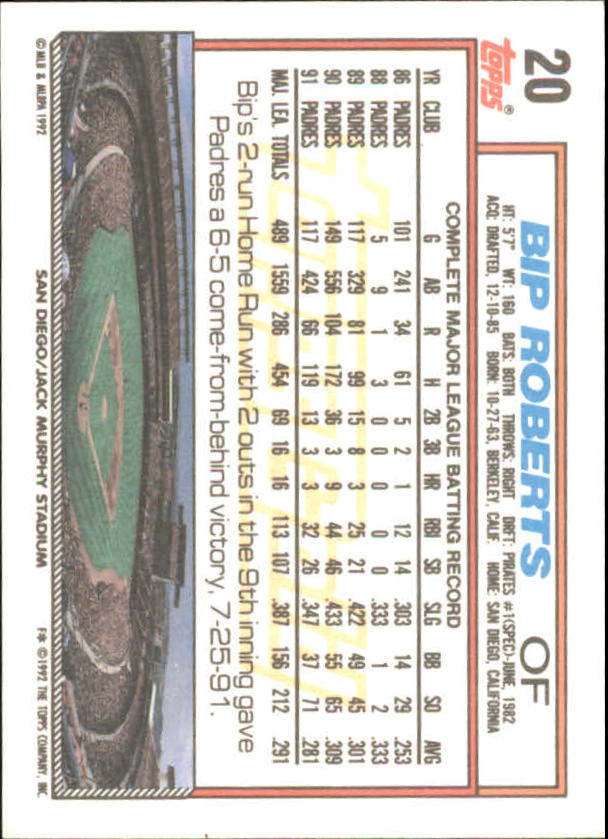1992 Topps Baseball Gold Winners (#1-275) Singles - You Choose - Bild 33 von 496