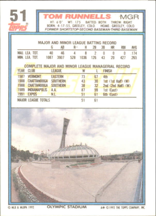 1992 Topps Baseball Gold Winners (#1-275) Singles - You Choose - Bild 87 von 496