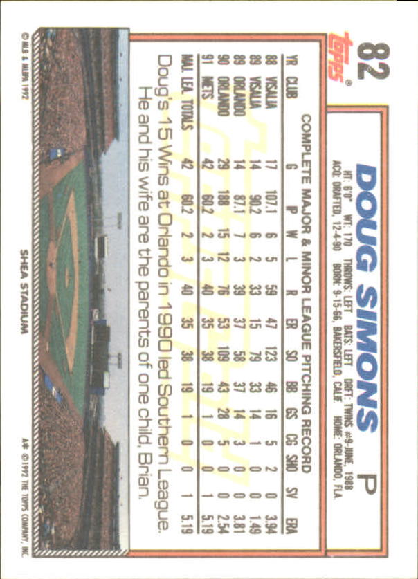1992 Topps Baseball Gold Winners (#1-275) Singles - You Choose - Bild 143 von 496